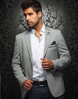 Shop Men | Men's Gray Designer Sport Coat