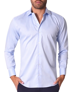 Bertigo Shirt Austen Blue Twil