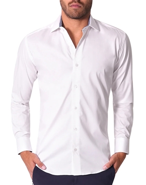 Bertigo Shirt Austen White Twill
