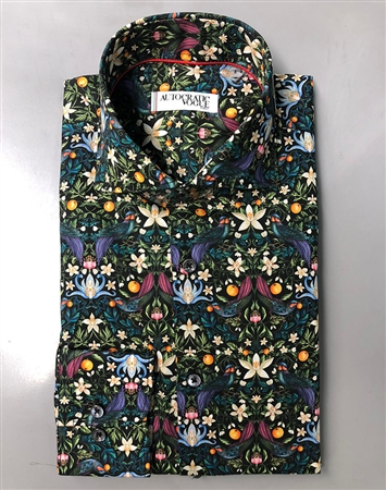 Luxury Floral Print dress Shirt