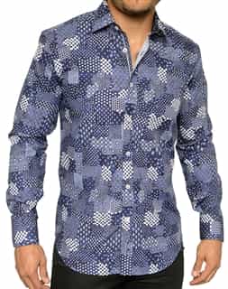 Italian Designer Shirt - Navy