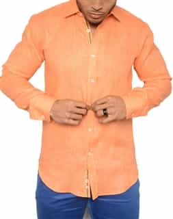 Italian Designer Shirt - Orange