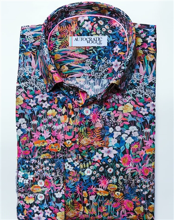Multicolor Floral Dress shirt