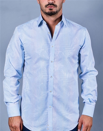 Light Blue Luxury Casual Shirt