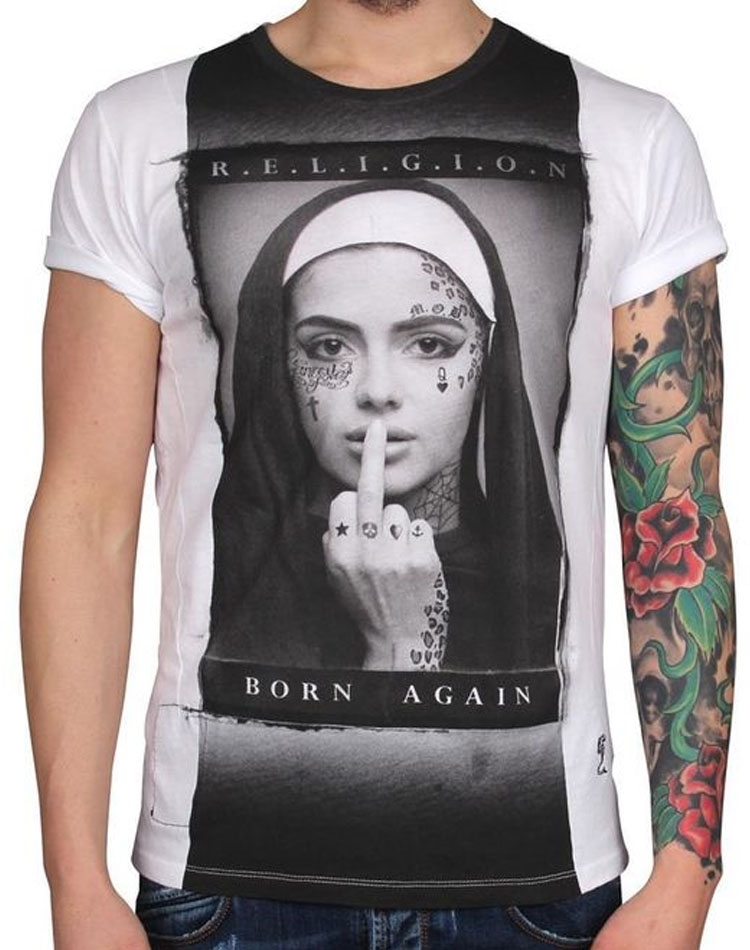 Shop Religion Clothing | Born Again Men T-Shirt