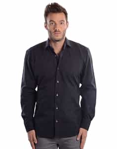 Elegant Black Button Down