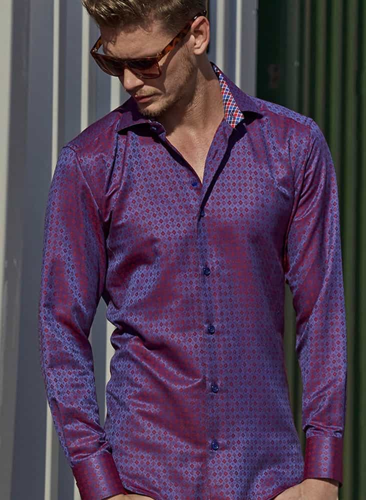 Bertigo | Purple Dress Shirt | Basian 92