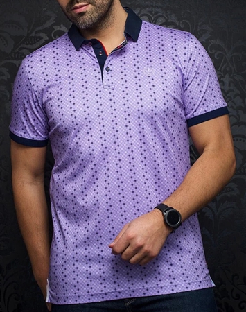 Men fashion polo shirt | lavender