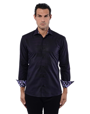 Luxury Black Dress Shirt