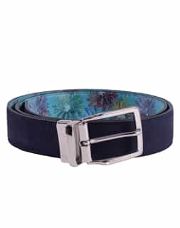 Navy Leather belt- Bertigo Belt