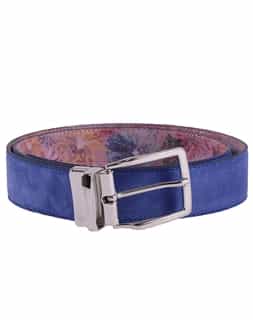 Blue Leather belt- Bertigo Belt