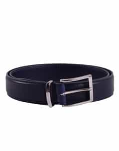 Blue Leather Belt- Bertigo Belt