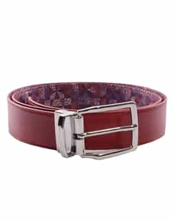 Stylish Leather Belt - Red