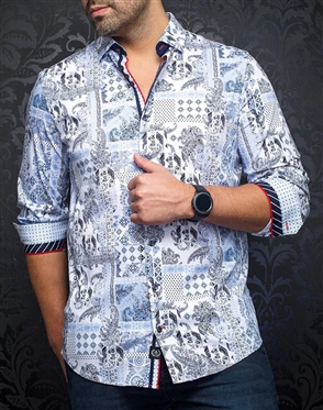 Au Noir Shirt Borneo Light Blue