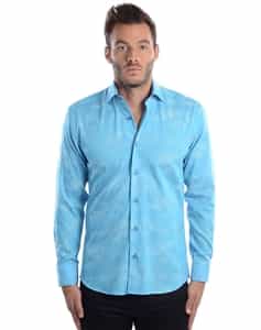 Luxury Turquoise Dress Shirt