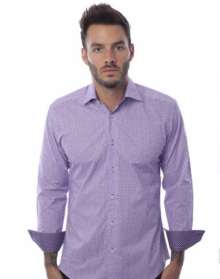 Luxury Lavender Dress Shirt