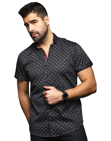 Men fashion polo shirt | black