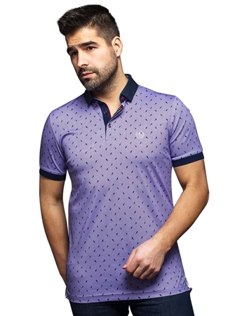 Men fashion polo shirt | lavender