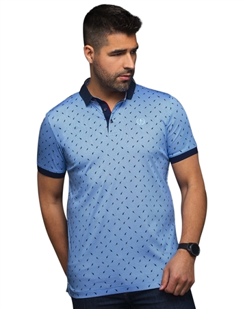 Men fashion polo shirt | light blue