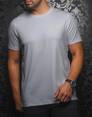 Au Noir T-Shirt Michael-C Light Grey