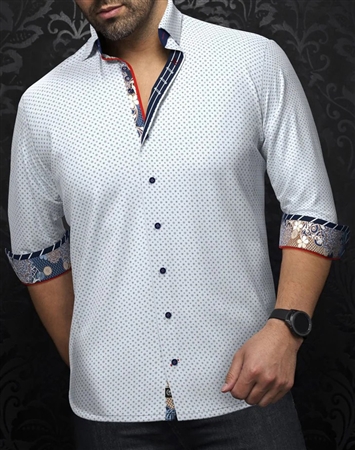 Au Noir Shirt CARELLI, Light Blue