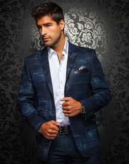 Shop Men | Men's Mid Night Navy  Designer Sport Coat