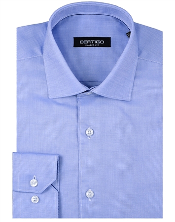 Luxury Blue Dress Shirt