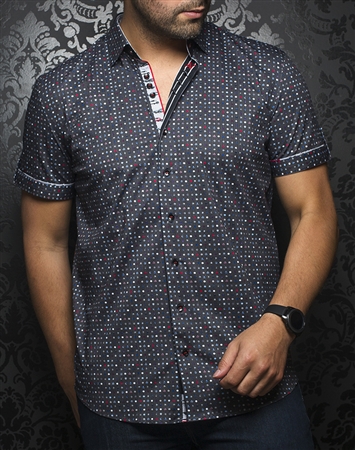 Au Noir Short Sleeve Shirt | Coco Black Multi 