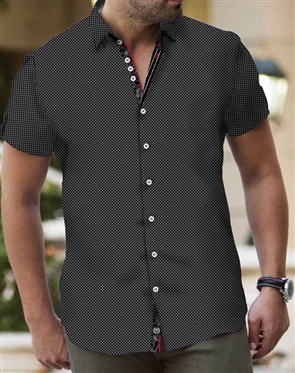 Au Noir Short Sleeve Shirt | Conan Black 