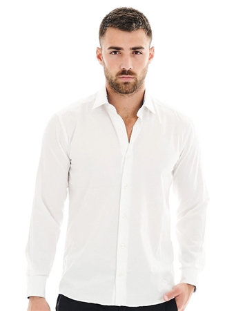 Modern Classic White Dress Shirt