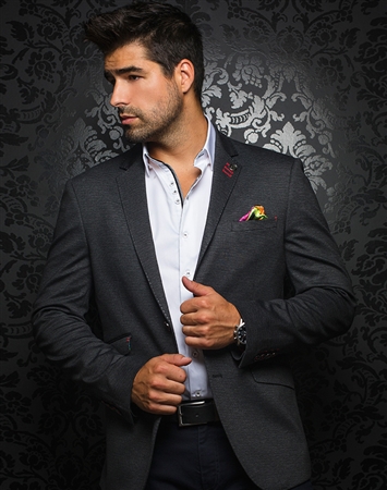 Designer Sport Coat - Black Blazer