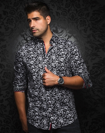 Designer Dress Shirt: Del Sol Black