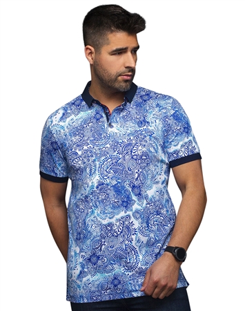 Men fashion polo | blue