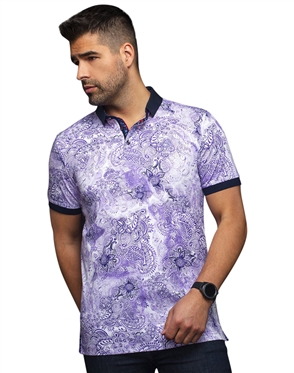 Men fashion polo | lavender