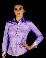 De Marcus Designer Shirt DE Sage Purple