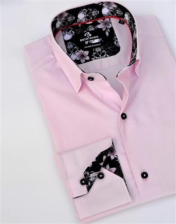 Elegant Light-Pink Dress Shirt