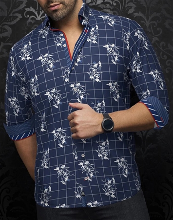 Au Noir Shirt Distefano Navy