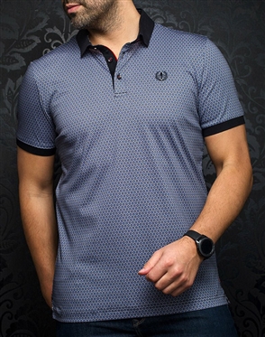 Men fashion polo shirt | black