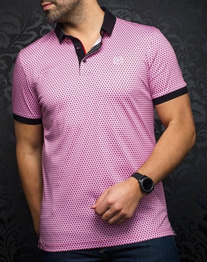 Men fashion polo shirt | pink