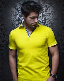 Designer Polo Shirt - Yellow