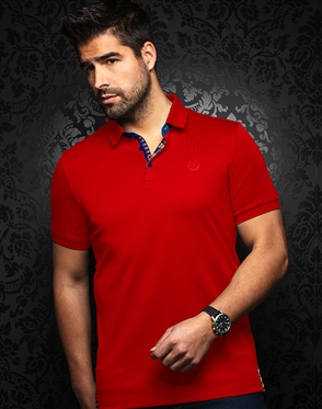 Au Noir Polo | Eagle Red