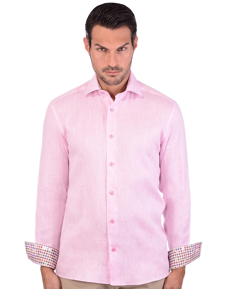 Blush pink 2025 shirt mens