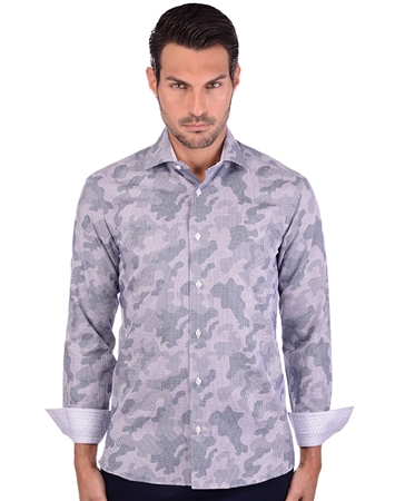 Primitive Grey Camouflage Men’s Shirt