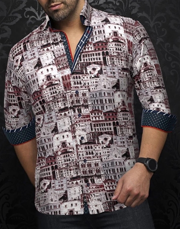 Au Noir Shirt ETHAN, White Rust