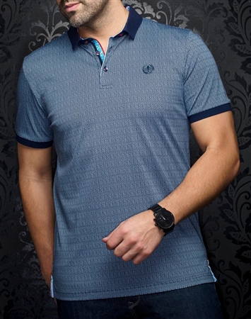 Au Noir Polo Ezra Navy