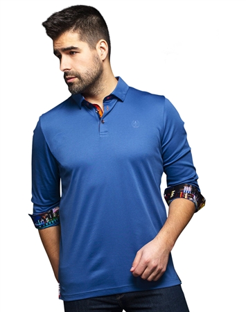 Men fashion polo shirt| blue