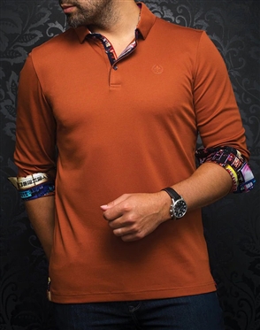 Au Noir Polo Falcon  Rust