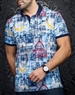 Au Noir Polo Fibunacci Light Blue