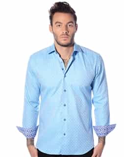 Blue Casual Shirt | Men Blue Sport Shirt