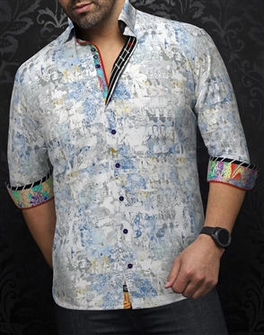 Au Noir Shirt Gomera White Multi